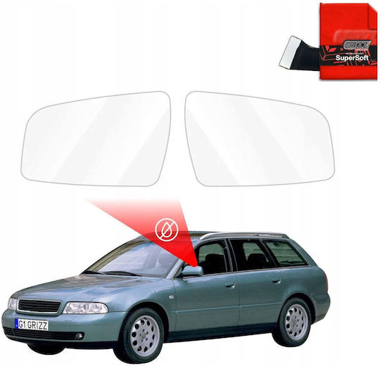 Grizzglass Rain Protection Film Mirrors Grizzglass Zerodrop Audi A4 B5 Avant 1994-2001