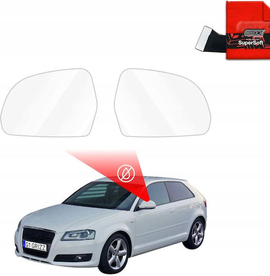 Grizzglass Rain Protection Film Mirrors Grizzglass Zerodrop Audi A3 8p Hatchback 3d 2003-2008
