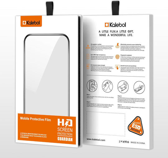 Kalebol Full Glue Full Face Tempered Glass (Realme 14x)