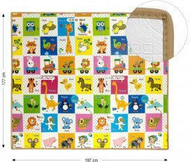 Milly Mally Animals T1 Килимче за игра Многоцветен 177x197cm