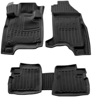 Race Axion Car Mats Citroen C-Zero 2009-2014 Mitsubishi I-MiEV 2009-2021 Peugeot iOn 2009-2014 5-Door Rubber Raised Sides Protective Fasteners Passenger Cars 5 Pieces 5013155/st