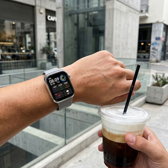 Unitek Q33 Smartwatch με Παλμογράφο (Γκρι)