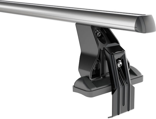 Menabo Komplettes Set Elektrische Dachträger Aluminium Omega L 130 cm Silber Kia Sportage QL 5-Türen 2016–2021-2 Stück 9660 Mb+13470 Mb Mp.ki.13470/mb-omgs-8