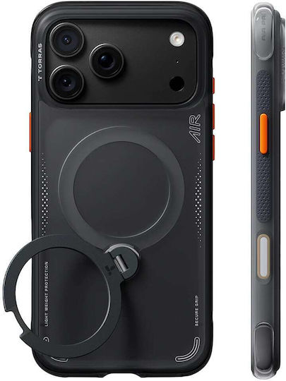 Torras Ostand Q3 Air Черен Калъф За Мобилен Телефон iPhone 18 Pro X00rp102r18031