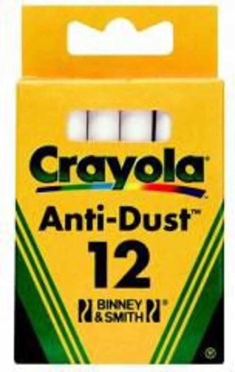 Crayola Set 12 Weiße Kreiden
