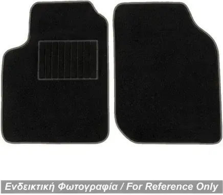 Race Axion Front Mats 2pcs for Mercedes-Benz 450 1998-2006 Black / Gray