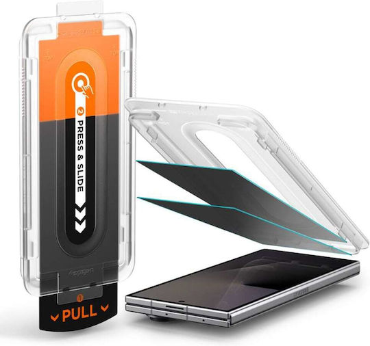 Sticlă Temperată Spigen Glas.tr Ez Fit Pro 2-Pack Galaxy Z Fold 7 8 Ultra Privacy 8800337253764