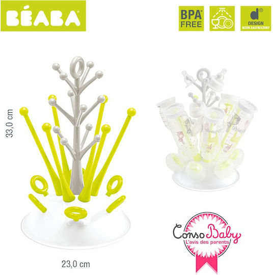 Beaba Rack de uscare pentru 6 biberoane verde