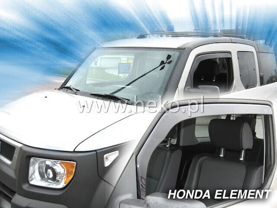 Heko Комплект Ветробрани Dark Fime за Honda Елемент 2бр
