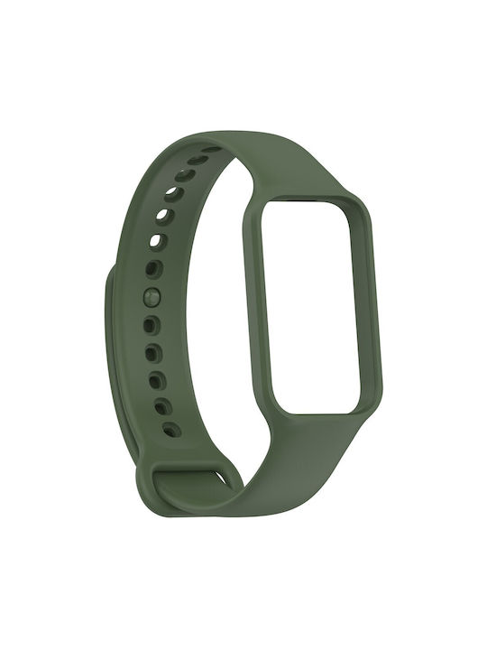 Силиконова Каишка Xiaomi Redmi Smart Band 2 Xiaomi Smart Mi Band 8 Active Зелена