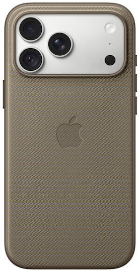 Apple TechWoven Case with MagSafe Back Cover din Silicon Taupe (iPhone 18 Pro Max)