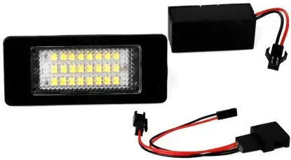 M-Tech License Plate Lights LED Renault Rapid Skoda Fabia Rapid 2012> Octavia 2012> Yeti 2009> 2010-2012 2 Pieces