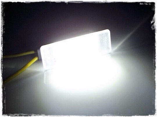 Einparts LED License Plate Lights Peugeot 106 Citroen Berlingo 2 Pieces