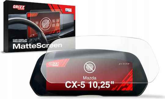 Grizzglass Matte Protective Film Grizzglass Car Display Protection Mazda CX-5 Virtual Cockpit 2026