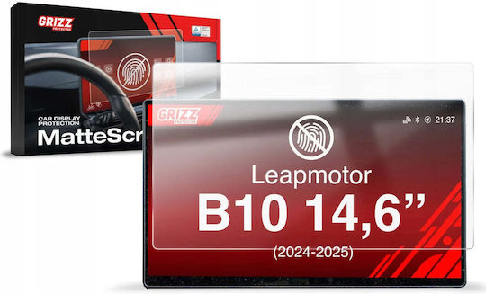 GrizzGlass Peliculă Mată GrizzGlass Cardisplay Protection Leapmotor B10 14 6'' 2024-2025