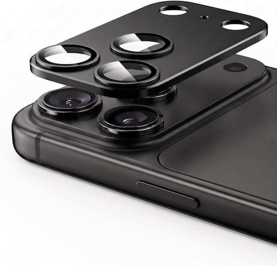 Tech-Protect Camfull Fit+ Handy-Kameraschutz Gehärtetes Glas Schwarz für das iPhone 18 Pro Max