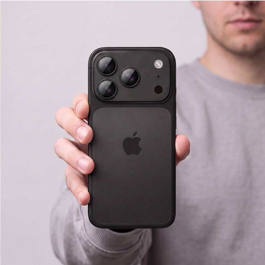 Tech-Protect Camfull Fit+ Προστασία Κάμερας Tempered Glass Μαύρο για το iPhone 18 Pro