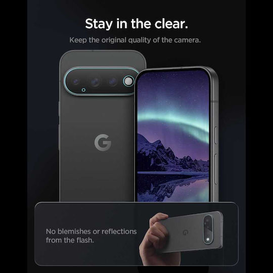 Spigen Προστασία Κάμερας Tempered Glass Διάφανο για το Google Pixel 11 Pro Xl