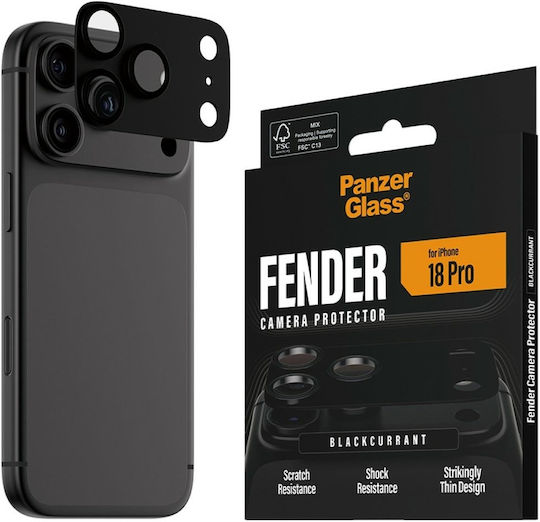 PanzerGlass Fender протектор за камера, черен, за Apple iPhone 18 Pro
