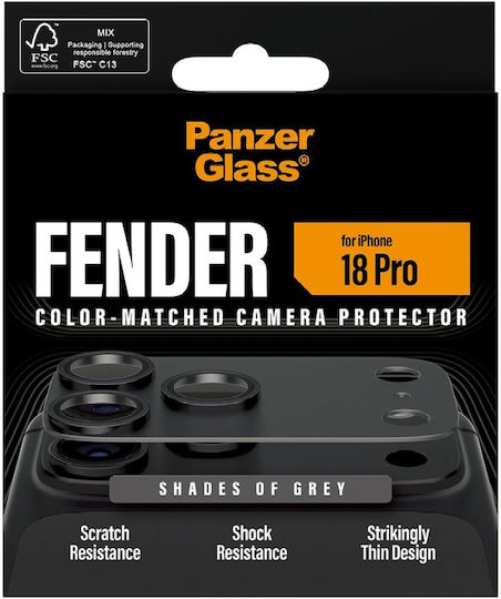 PanzerGlass Fender iP 18 Pro Shades Grey Защита за камерата