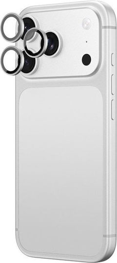 Amazingthing Safir Titan Sticlă securizată pentru camera Silver Iphone 18 Pro/18 Pro Max