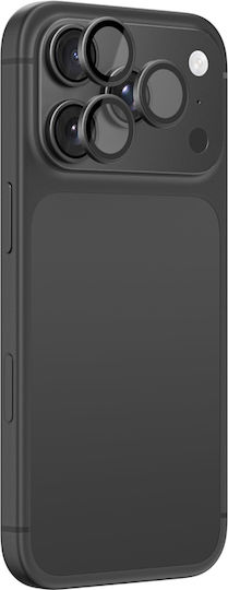 Amazingthing Saphir Titan Gehärtetes Glas Kameralinse Schwarz iPhone 18 Pro/18 Pro Max