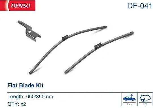Denso Lamă Ștergător Frontal Fără Articulație Spoiler 2 Buc 650/350mm Chevrolet Trax Fiat 500l/500x Hyundai Ix20 Kia Venga Nissan Pulsar Opel Mokka