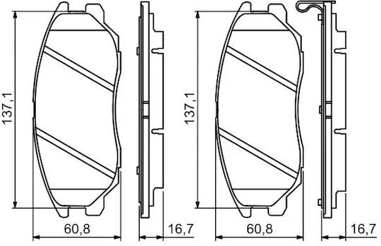 Bosch Disc Brake Pad Set