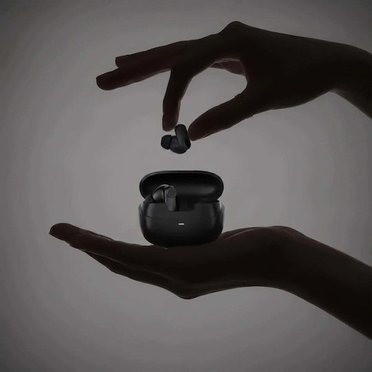 3MK Fitpods In ear Bluetooth Безжични слушалки Акустики с Устойчивост на изпотяване и Калъф за зареждане Черни