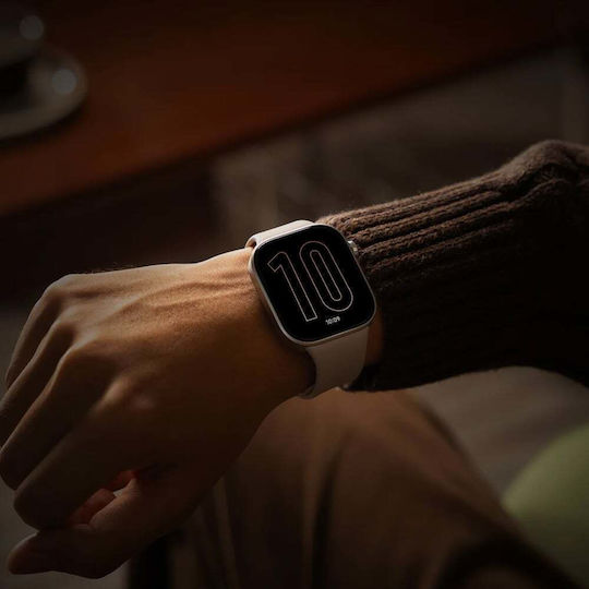 Xiaomi Redmi Watch 6 Active 45mm με Παλμογράφο (Ασημί)