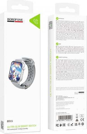 Borofone Bd15 Smartwatch (Ασημί)