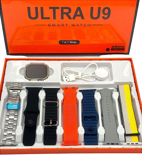 Ultra U9 49mm Smartwatch (Black)