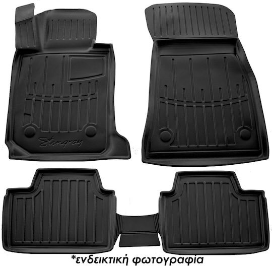 Race Axion Предни Килими За Кола 2 Бр Тип Car Mats За Mitsubishi Outlander / Asx / Lancer 2018 Черни