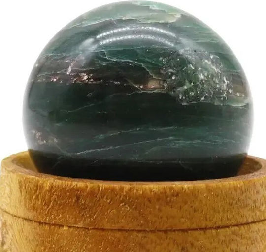 Ημιπολύτιμος Λίθος Πράσινο Νεφρίτη Jade Σχήμα Σφαίρας 4cm