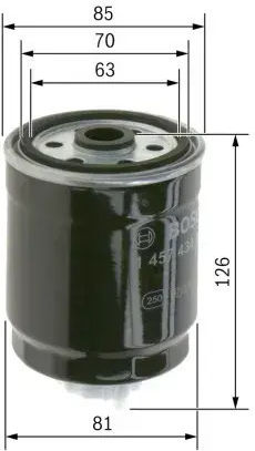 Bosch Filtru de combustibil 1 457 434 103