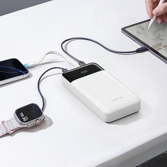 Cuktech Power Bank 25000mAh 120W mit USB-A Ausgangsanschlüsse und USB-C Ausgangsanschlüsse Weiß