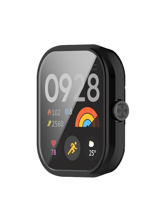 Electroplating Silikonhülle in Schwarz Farbe für Xiaomi Redmi Watch 4