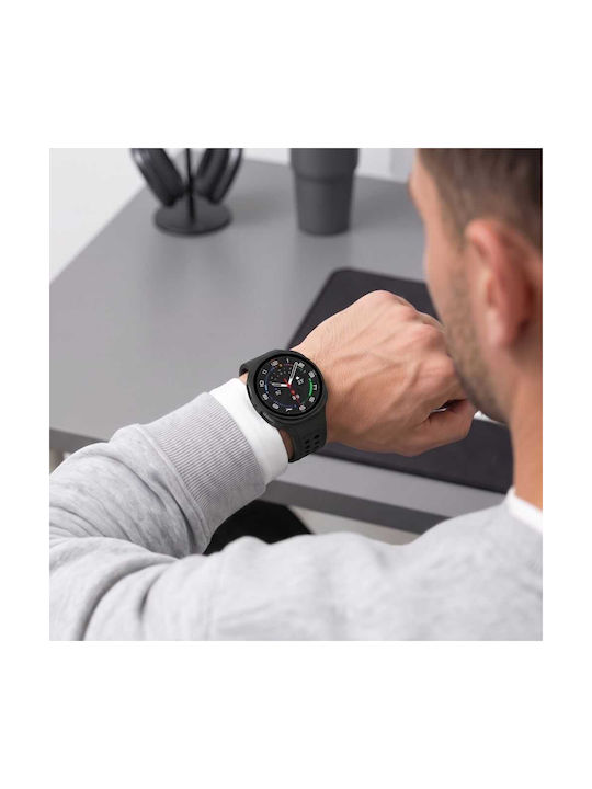Tech-Protect Defense 2-Pack Samsung Galaxy Watch 8 9 44 Mm Negru Mat și Transparent 5906302324699