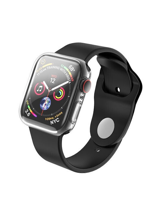 TPU Silikonhülle für Apple Watch Serie 9 8 7 45mm Transparent