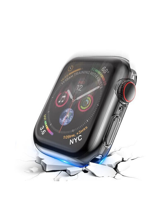 TPU Silikonhülle für Apple Watch Serie 9 8 7 45mm Transparent