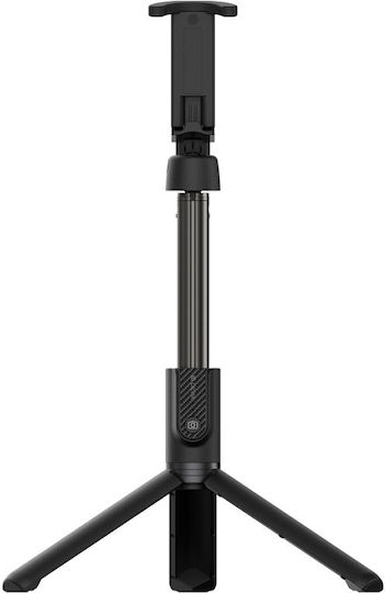 Devia Multifunctional Selfie Stick Cell Phone Tripod Bluetooth Black
