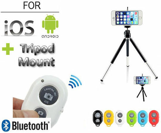 AB800 Cell Phone Tripod Bluetooth Black