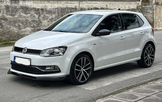 Lip Spoiler Plastic Negru Lucios Vw Polo 2009-2017