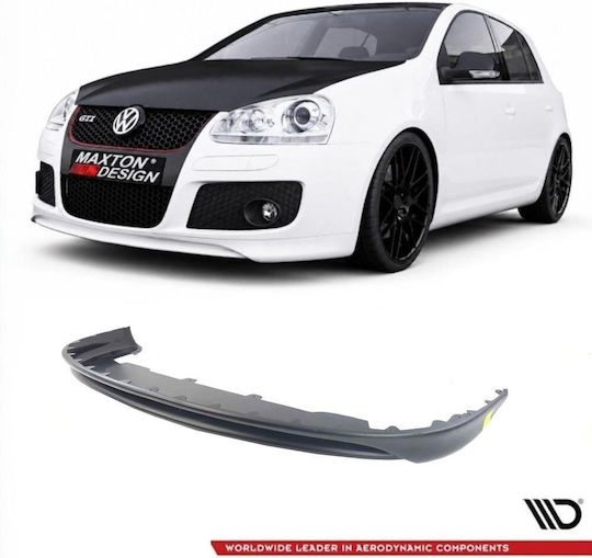 Maxton Design Spoiler Αυτοκινήτου Μπροστά Συμβατό με Volkswagen Golf Look Anniversary 30th Edition 2003-2008