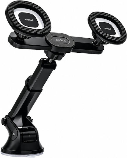 Andowl Magnetische Handyhalterung Auto 360° Drehung Bequeme Ansicht Q-zj55