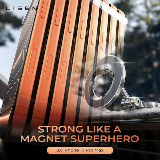 Lisen Suport Auto pentru Telefon cu Magnet MagSafe Negru