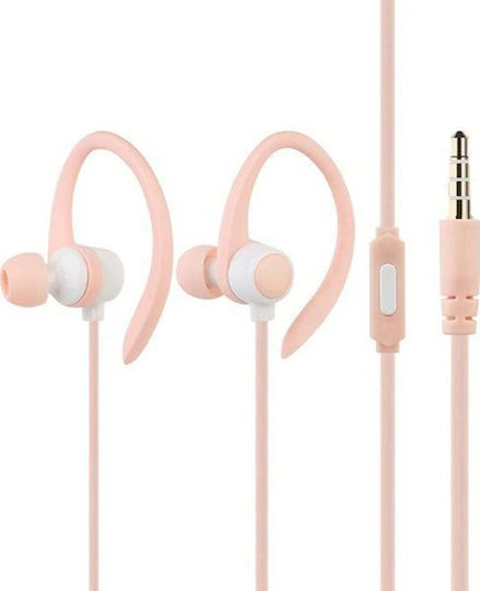 Earbuds Handsfree with 3.5mm Connector Pink