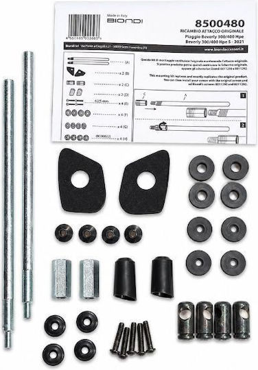 Biondi Einbausatz Motorrad für Piaggio Beverly 300 / Beverly 400 8500480