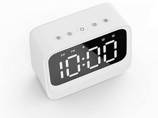 Denver Tabletop Digital LCD Clock with Alarm Clock & Radio White EC-54W Denver Tabletop Digital LCD Clock with Alarm Clock & Radio White EC-54W