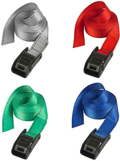 Masterlock Curea de Fixare Lashing Straps 3010 25mm-2 50m Set 2 Bucăți Mix de Culori Mrl-3110eurdatcol